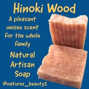 Hinoki Wood home crafted lux body soap 🧼